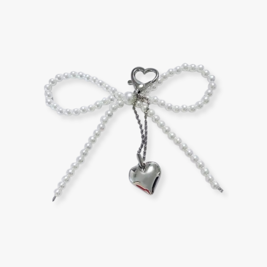 Pearl bow charm